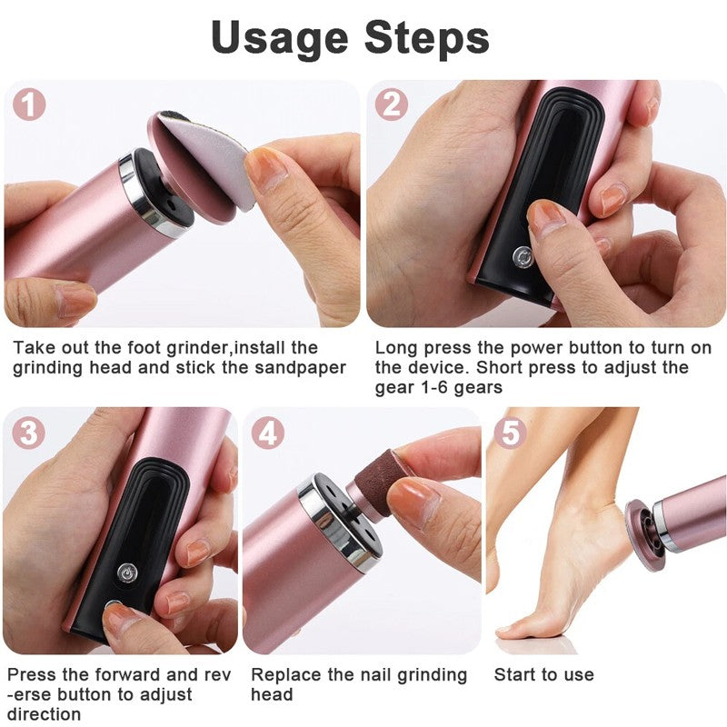 Electric Callus Remover - Professional Foot File & Pedicure Tool
