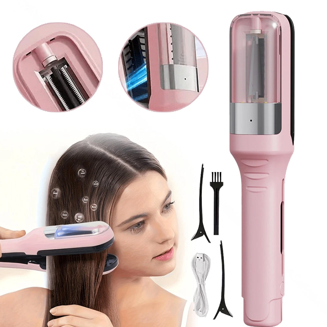 Automatic Split End Hair Remover - Damaged Hair Repair Tool