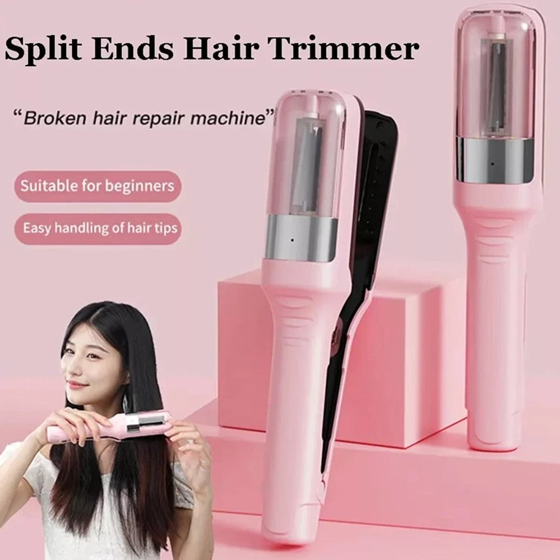 Automatic Split End Hair Remover - Damaged Hair Repair Tool